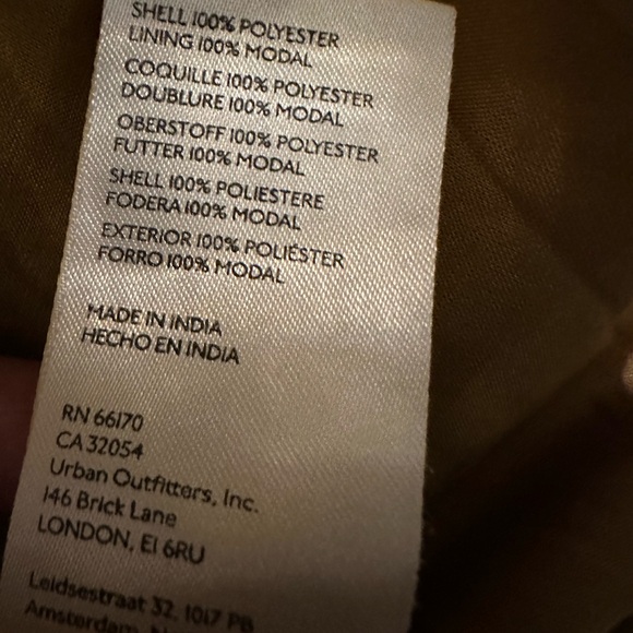 Free People Faye Jacket Military Velvet Long Sleeve Collar Jacket Gold ⚜️ - Picture 8 of 10